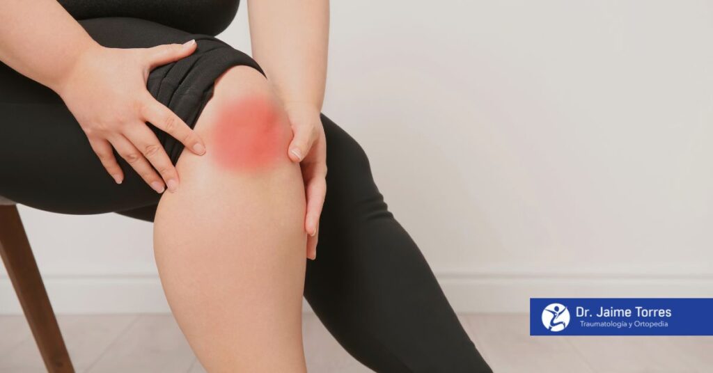 ¿Qué pasa cuando la rodilla se inflama y duele?